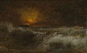 Sunset over the Sea George Inness